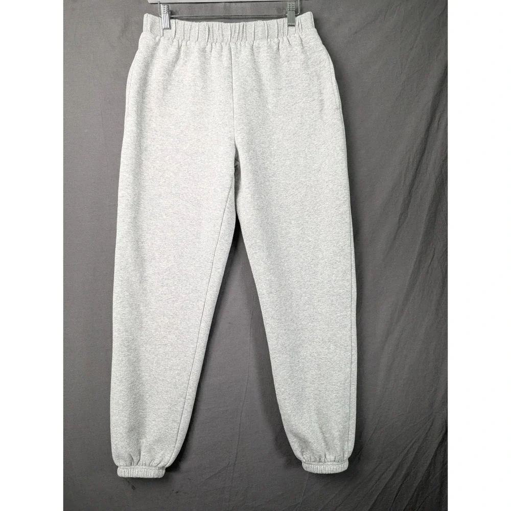 J Crew Womens CF420 Heritage Fleece Jogger Sweatpants Gray Small
